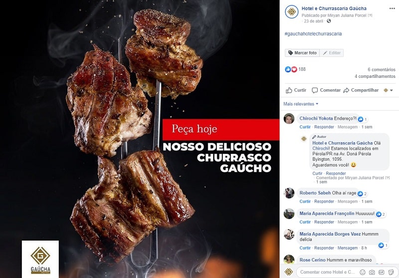 Campanha publicitária nas redes sociais
