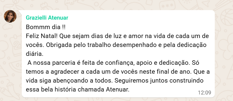 Depoimento da Grazielli — Atenuar Cosméticos: Amei tudo. A paleta de cores ficou perfeita.